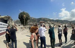 Alman heyet Hatay’da incelemelerde bulundu