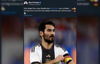 Almanya’da milli takımın yeni kaptanı İlkay...