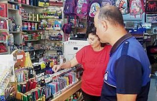 Altınova’da zabıtadan kırtasiyelere denetim