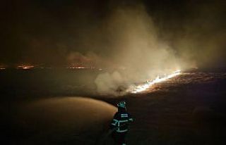 Amasya’da merada çıkan yangın korkuttu