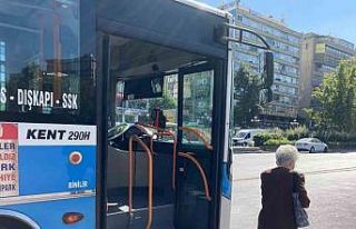 Ankara’da özel halk otobüsü şoförleri ile 65...