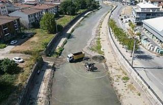 Asar Deresine iş makineleri girdi