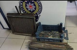 At arabasındaki çalıntı olduğu düşünülen...