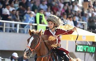 Atlı Okçuluk final müsabakaları nefes kesti