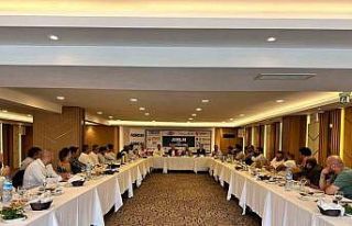 Aydın’da teşkilatlanan ASKON üyeleri bir araya...