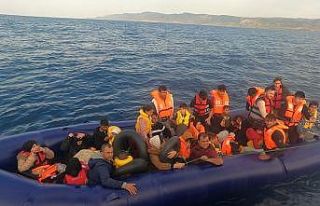 Ayvacık açıklarında 70 kaçak göçmen kurtarıldı,...