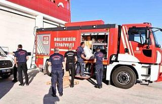 Balıkesir Büyükşehrin arama kurtarma ekibi Libya’da