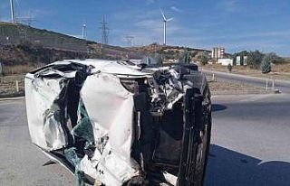 Bandırma’da trafik kazasında 1 kişi ağır yaralandı