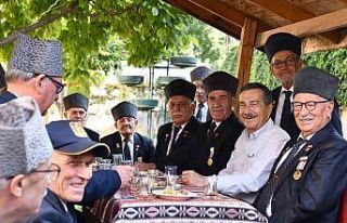 Başkan Ataç’tan gazilere ziyaret