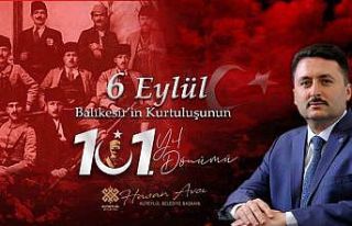 Başkan Avcı, "Kurtuluşun 101. yılını gururla...