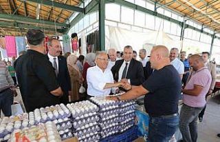 Başkan Büyükkılıç, Tomarza’da Esnafla Buluştu