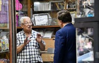 Başkan Orkan vatandaşla iç içe