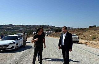 Başkan Tutuk asfalt çalışmalarını yerinde inceledi