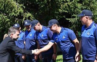 Başkan Uçar zabıta üniforması giydi, Zabıta...