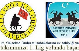 Bayburt’tan iki atlı spor kulübü Yükselme Grubu...