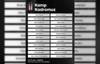 Beşiktaş’ın, Brugge maçı kamp kadrosu açıklandı