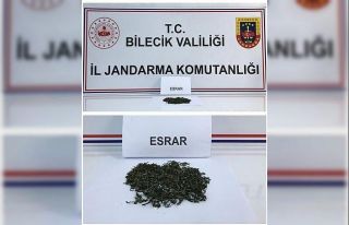 Bilecik’te uyuşturucu operasyonu: 2 kişi gözaltına...