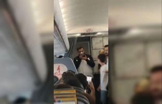 Binlece fit havada evlilik teklifi