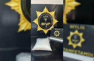 Bitlis’te 846 gram metamfetamin ele geçirildi