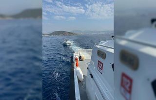 Bodrum’da 1 düzensiz göçmen kurtarıldı