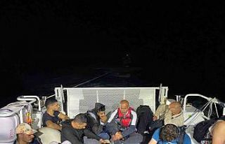 Bodrum’da 44 düzensiz göçmen kurtarıldı