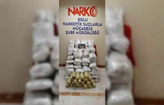 Bolu’da uyuşturucu operasyonu: 57 kilogram skunk...