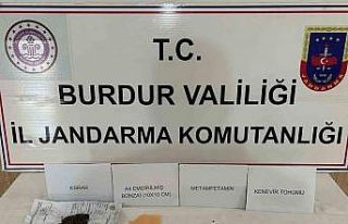 Burdur’da jandarmadan uyuşturucu operasyonu