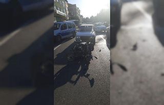 Burdur’da otomobille çarpışan motosiklet sürücüsü...