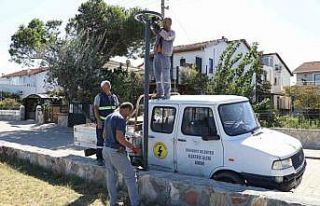 Burhaniye’de Kordonboyu Caddesi ışıl ışıl