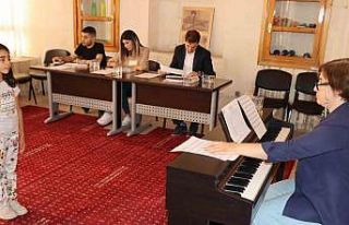 Büyükşehir konservatuar sınavları yapıldı