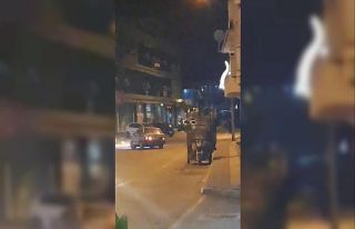 Cadde ortasında drift atan sürücüye 20 bin lira...