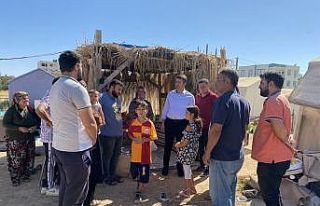 Çadırlarda kalan kiracılar konteyner talep ediyor