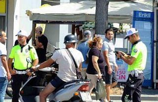 Çanakkale’de motosiklet sürücülerine “Kaskınla...