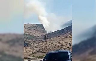 Çankırı’da orman yangını alanlarındaki soğutma...