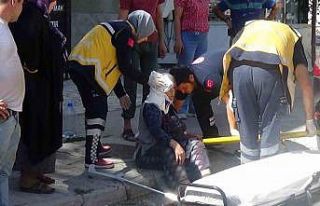 Cipin geri manevra yaparken çarptığı yaşlı kadın...