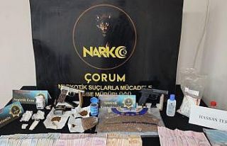 Çorum polisi uyuşturucu tacirlerine göz açtırmıyor
