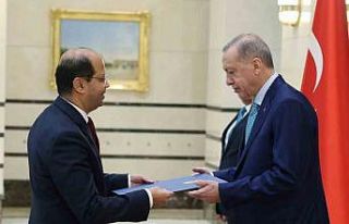 Cumhurbaşkanı Erdoğan, Mısır Büyükelçisi Amr...