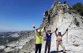 Dağcılık kulübü üyelerini hayrete düşüren...