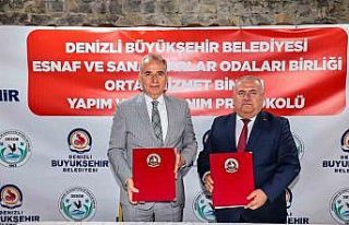 Denizli Büyükşehirden esnaf odalarına dev destek