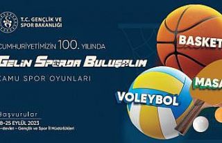 Denizli’de kamu spor oyunları için çalışmalar...