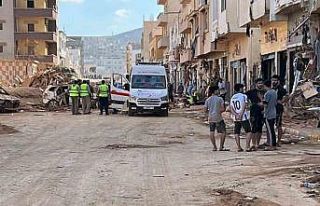 Derna’da selin vurduğu anlar ortaya çıktı