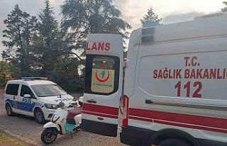 Direksiyon hakimiyetini kaybedip yamaçtan aşağıya...