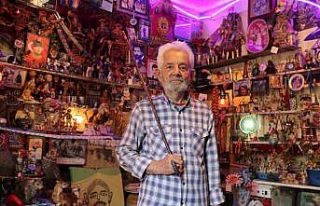 Diyarbakır’da 58 yıldır topladığı antikalarla...