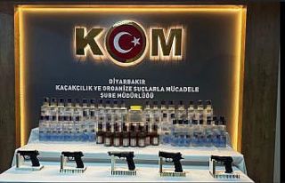Diyarbakır’da kaçak alkol ele geçirildi: 5 gözaltı