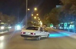Drift attı, cezası ağır oldu: Otomobil trafikten...