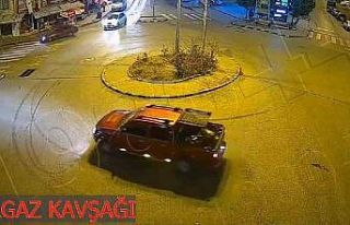 Drift yapan sürücü kameraya yakalandı: 20 bin...