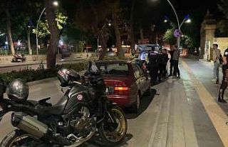 Drift yaparken ekiplere yakalandı, 20 bin 352 TL...