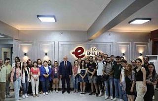Efeler Belediyesi tıp öğrencilerini ağırladı