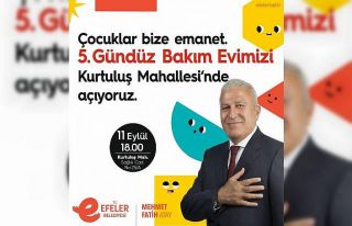 Efeler’de 5’inci Gündüz Bakımevi açılıyor