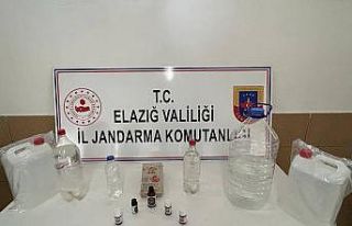Elazığ’da kaçak içki operasyonu